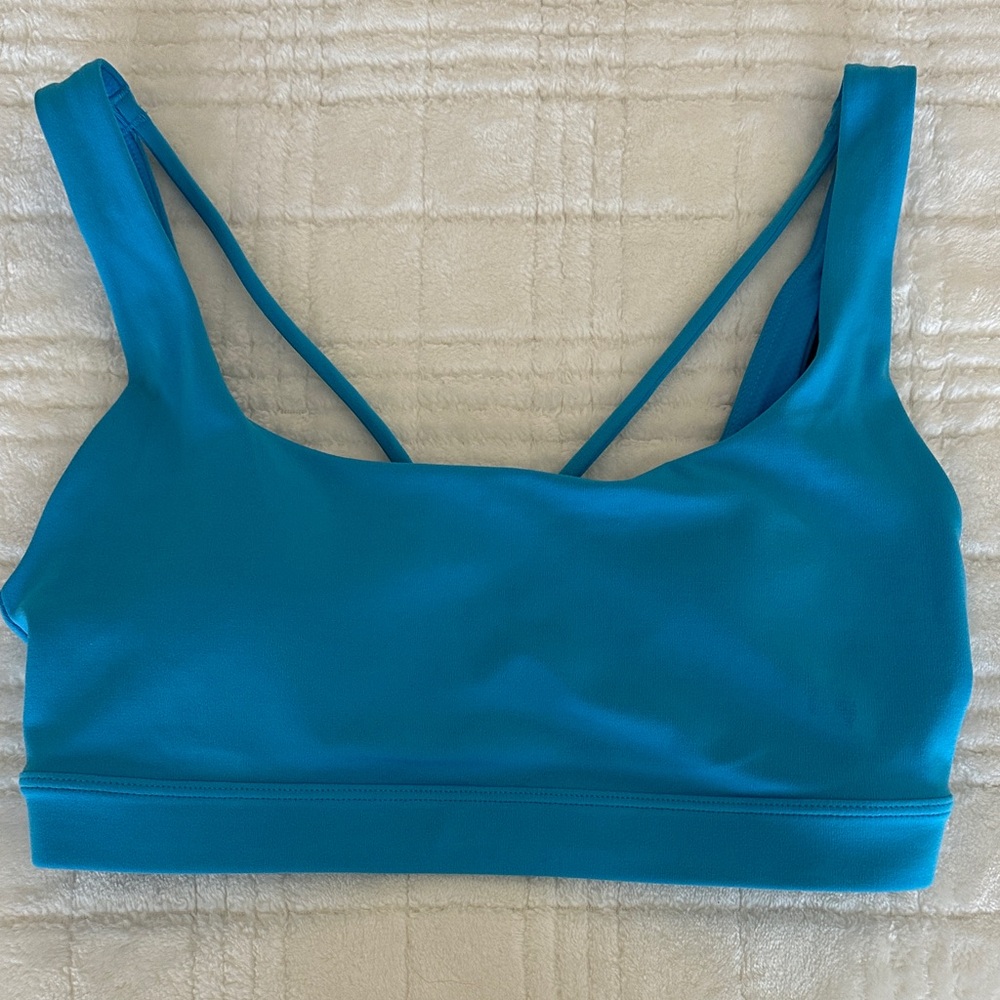 EUC Athleta Vibrant Blue Sports Bra